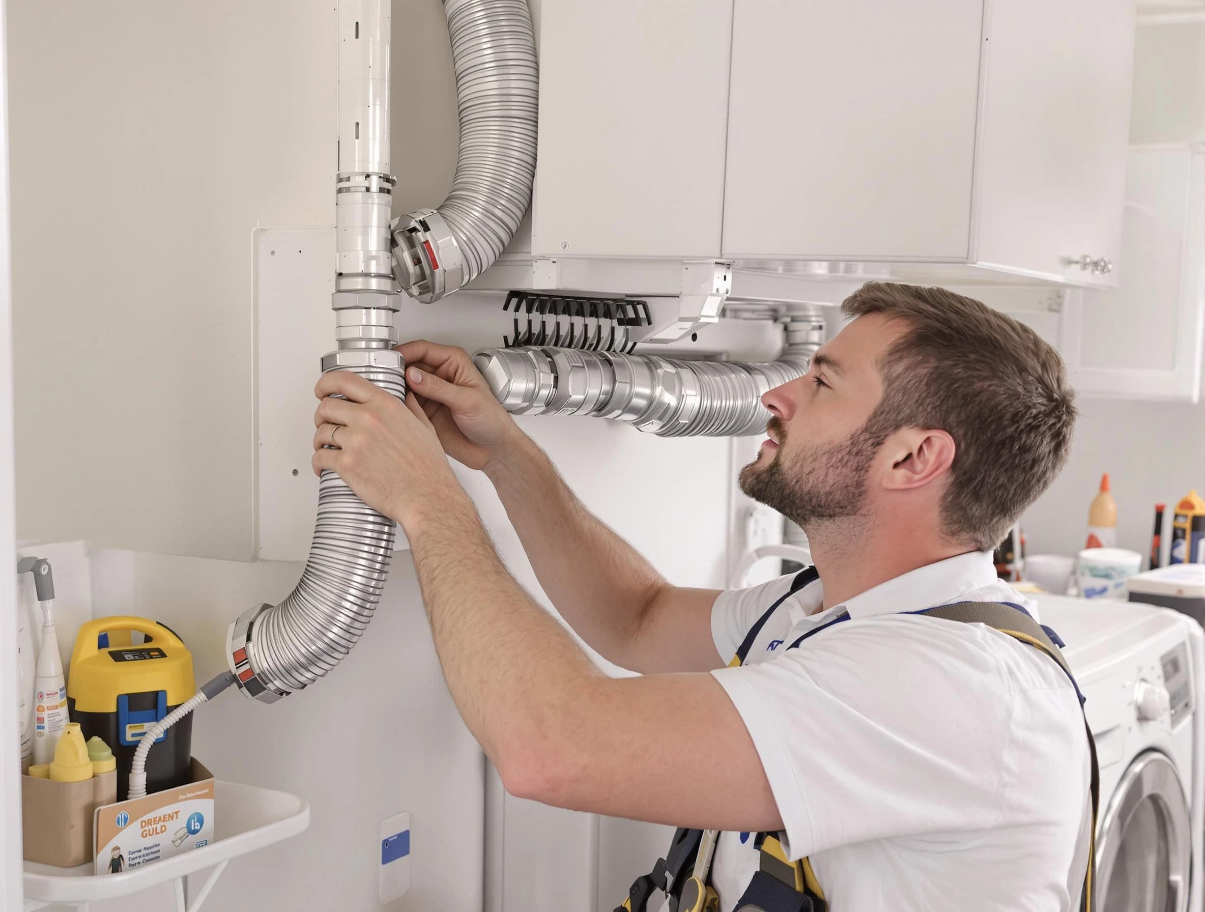 Professional dryer vent repair and installation by Bountiful Dryer Vent Cleaning in Bountiful