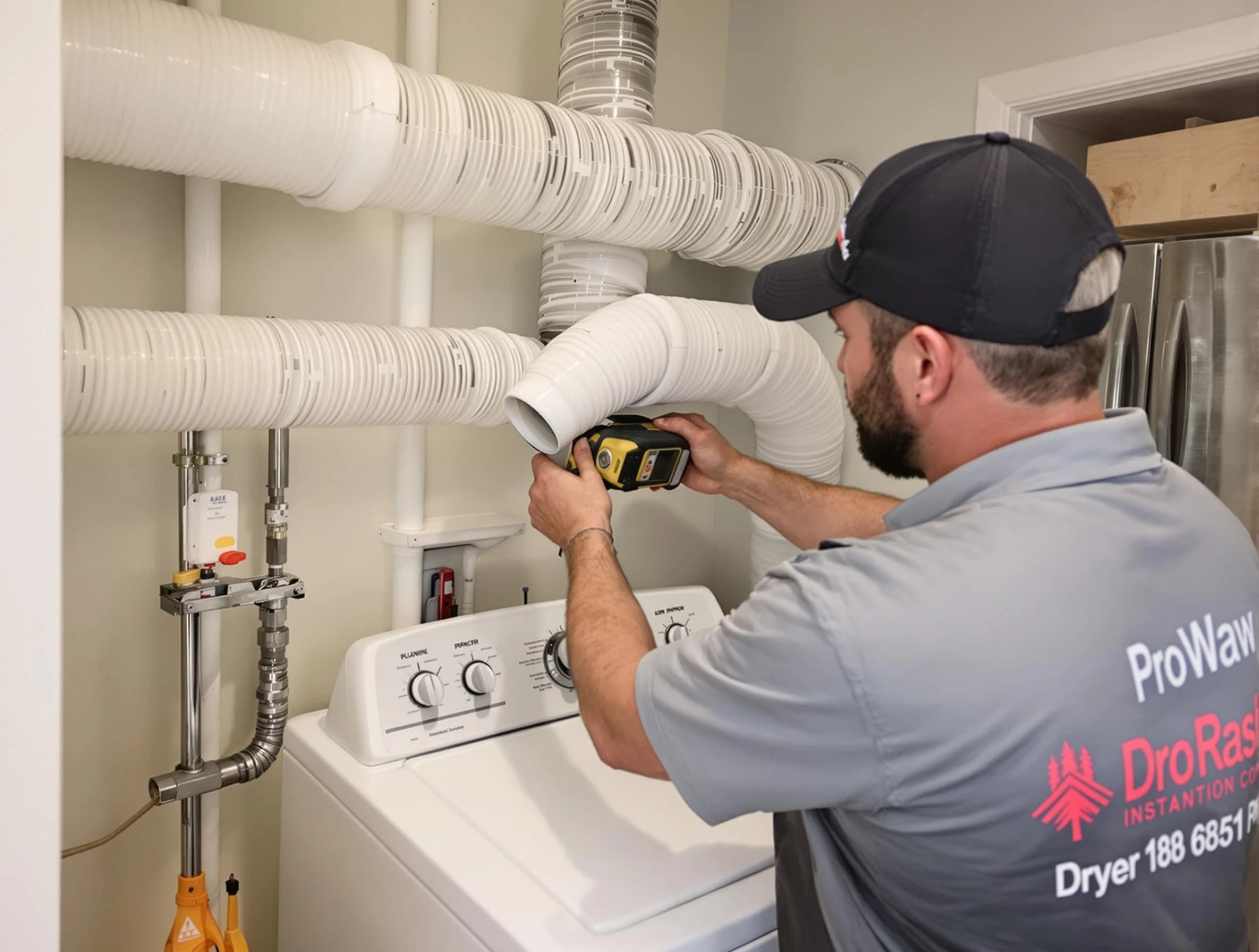 Professional dryer vent hose installation by Bountiful Dryer Vent Cleaning in Bountiful