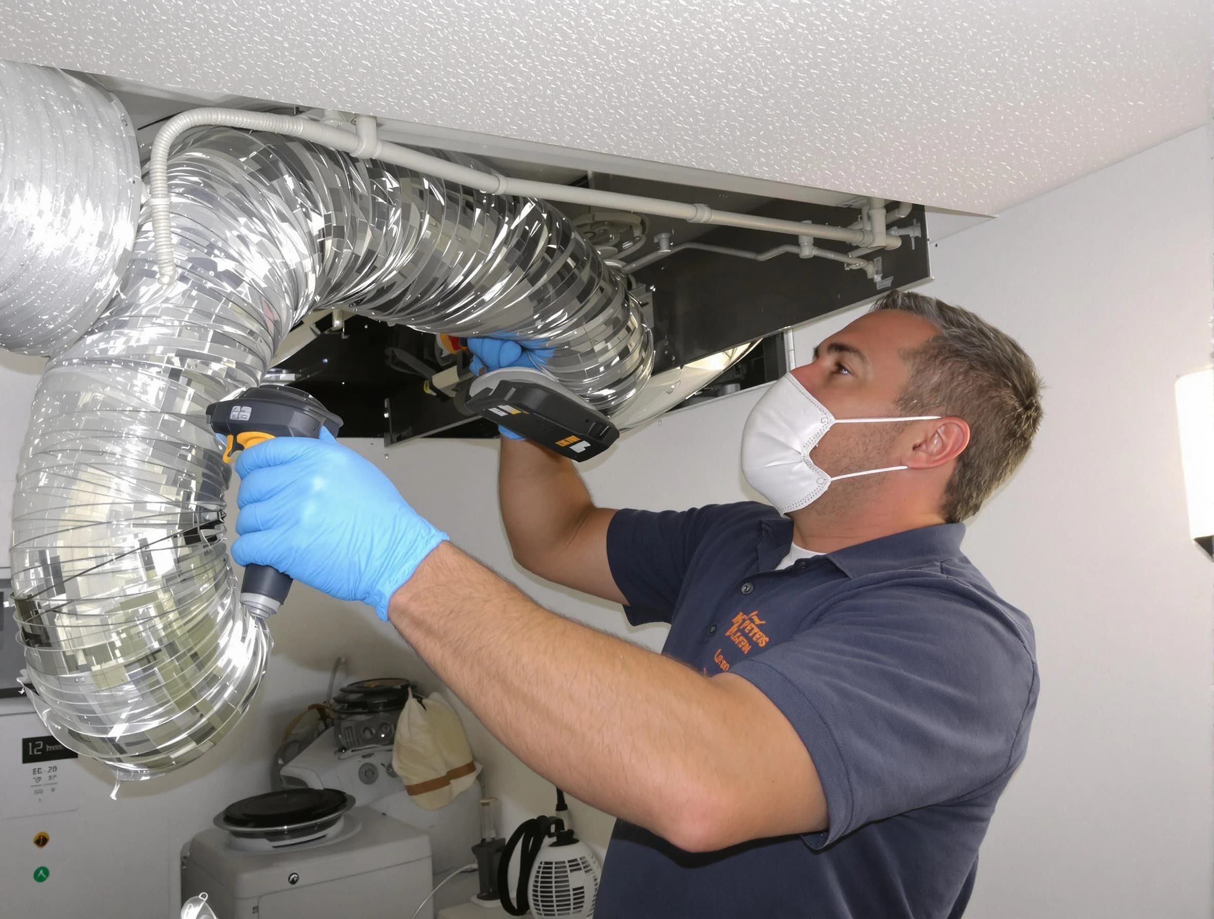 Bountiful Dryer Vent Cleaning professional performing thorough residential dryer vent cleaning in Bountiful