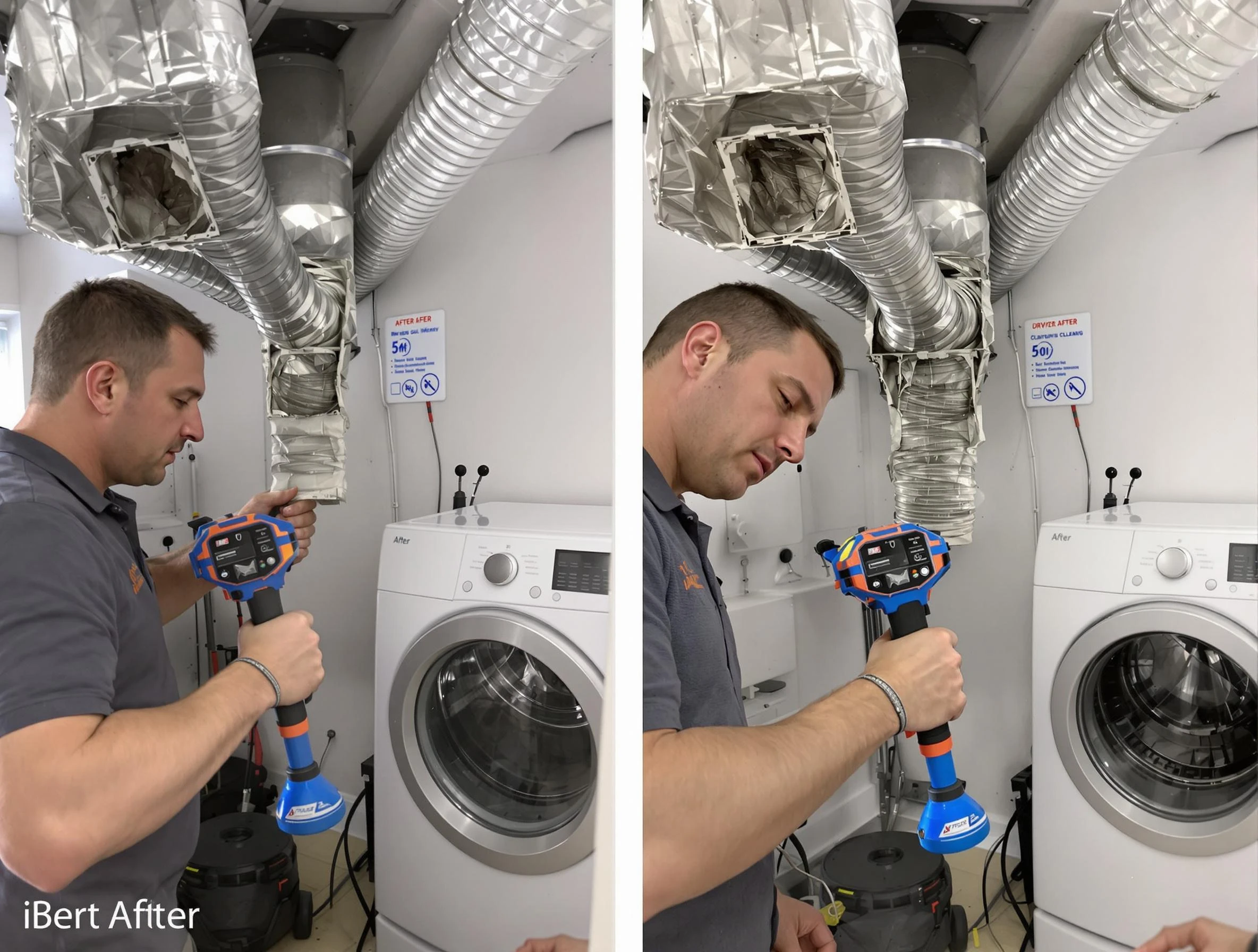 Professional clogged vent cleaning by Bountiful Dryer Vent Cleaning in Bountiful
