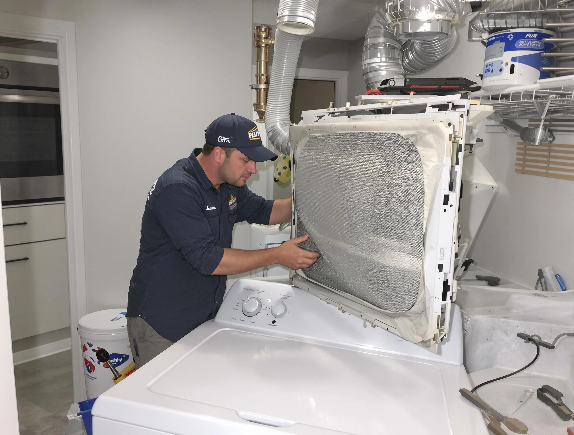 Expert vent cover replacement by Bountiful Dryer Vent Cleaning in Bountiful