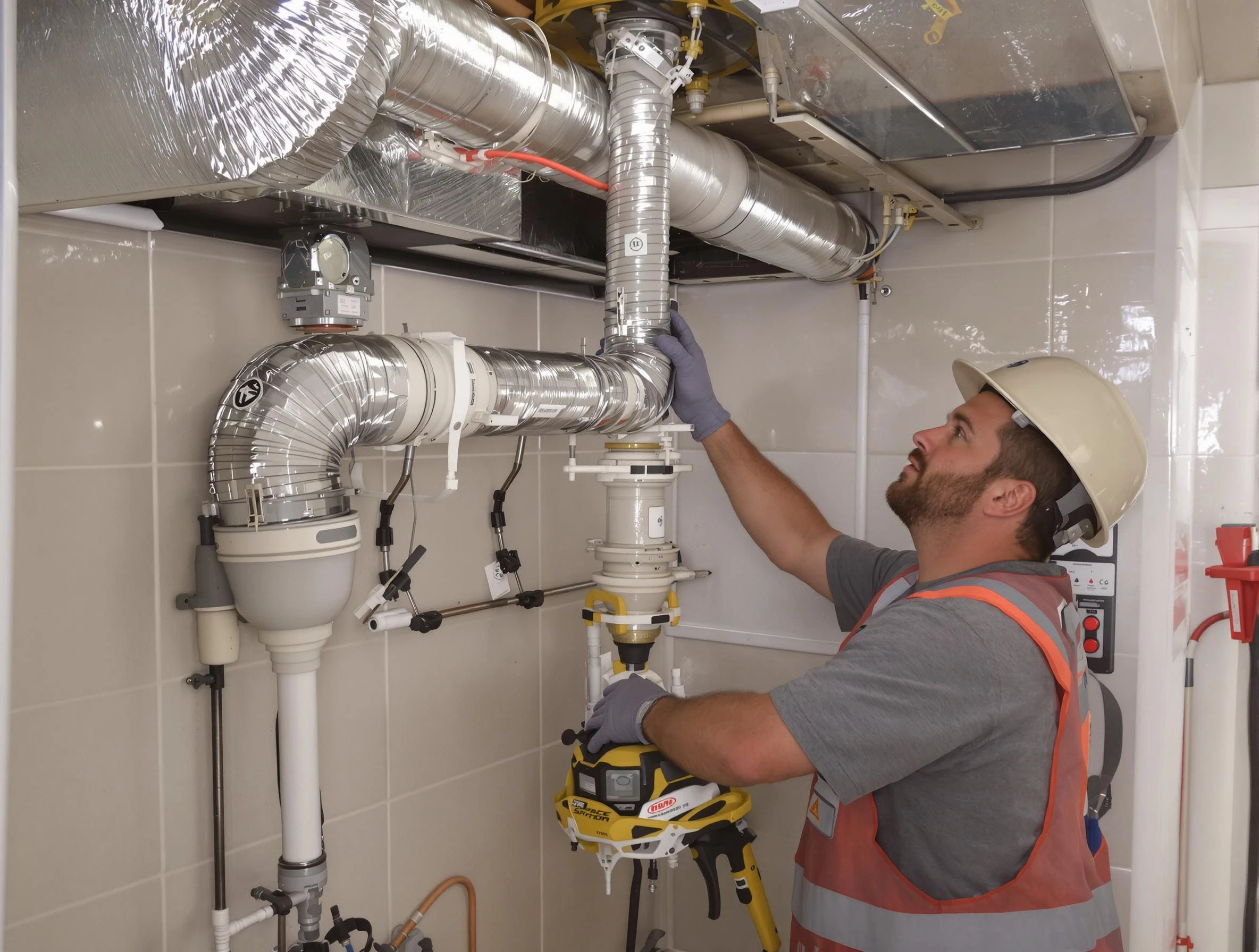 Bountiful Dryer Vent Cleaning expert performing professional dryer vent repair and installation in Bountiful